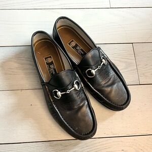 Gucci Men’s Black 1953 Leather Horsebit Loafers